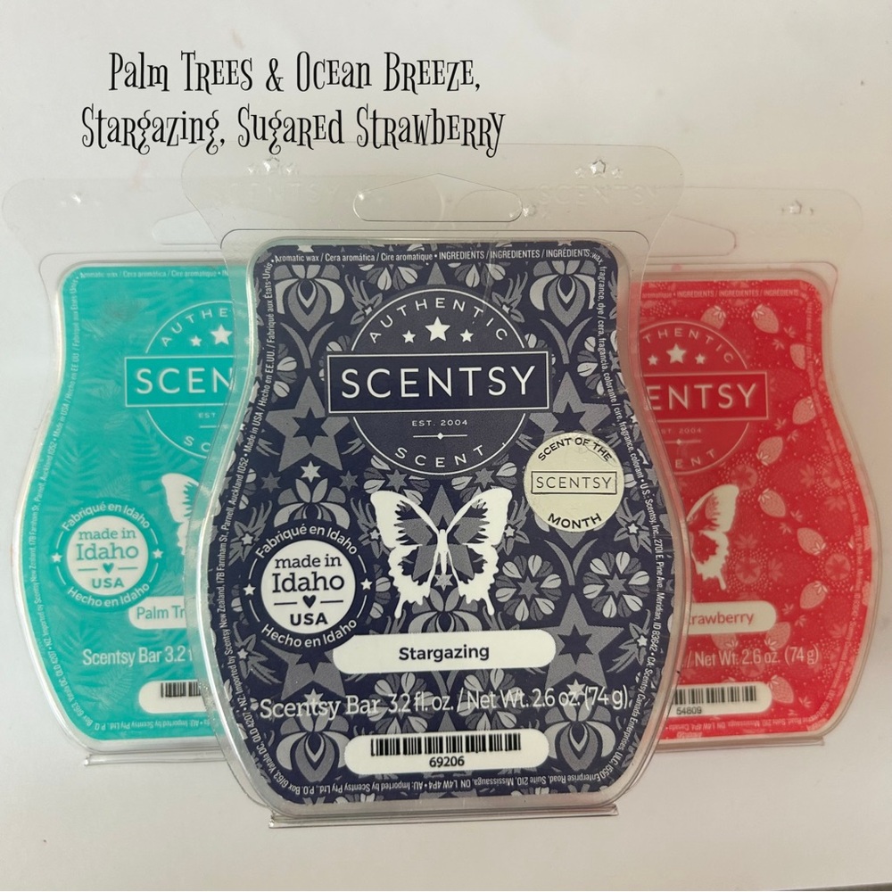 Scentsy Wax Bar Trio
